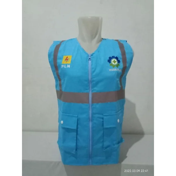 rompi pln bahan taslan
